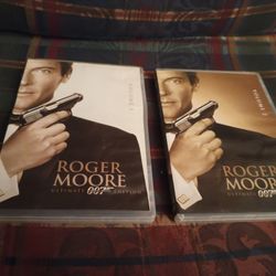 Roger Moore 007 James Bond Ultimate Edition Volume One And Two DVDs