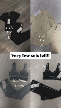 Alo and lululemon sets