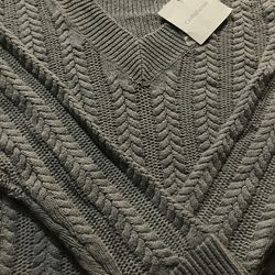  New /craft&barrow Grey Sweater /m/tags