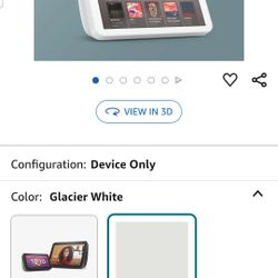 Echo Show 8 (2nd Gen, 2021 release) | HD smart display with Alexa and 13 MP camera | Glacier White