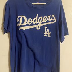 1167. Unisex LA Dodgers Blue S/S T-shirt Size Medium. $5