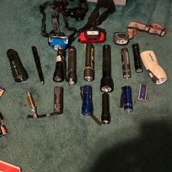 Head Lamps, Flashlight, Pen, Lights