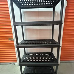 Heavy Duty 5-Tier Garage Storage Shelf – Black
