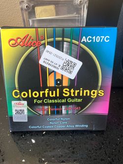 Alice colorful guitar strings