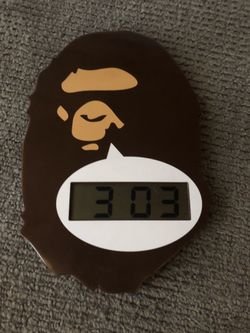 Bape clock 100% authentic