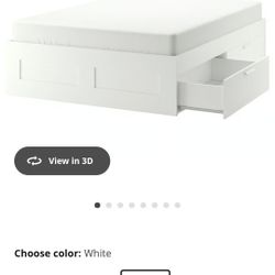 Full Brimnes Ikea Bed Frame