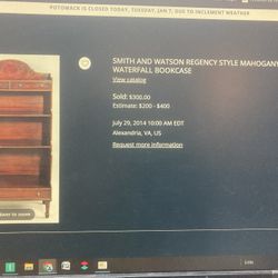 Antique Mahogany Bookcase