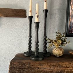 Set Of Three Potterybarn taper