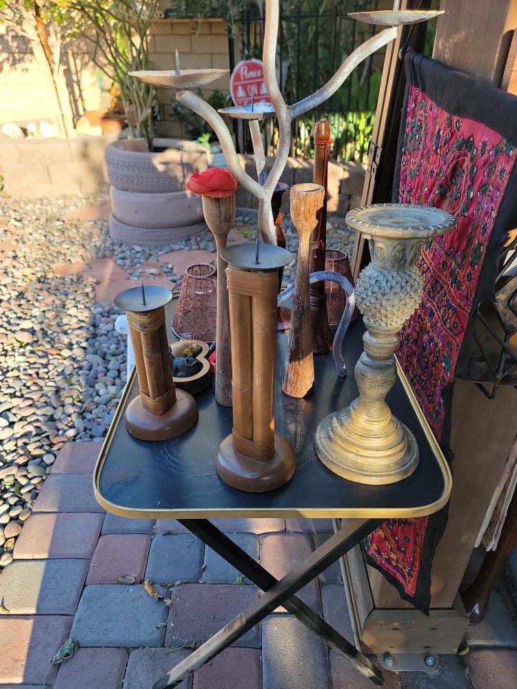 7 Beautiful  Candles Holders