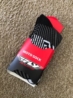 Fly Racing Moto Socks (Thick size Small)