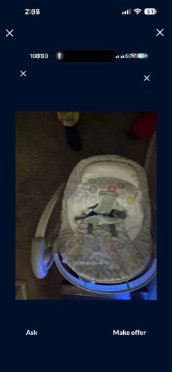 Baby Swing Hardly Used