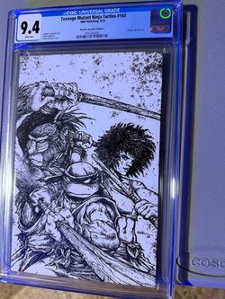 TMNT #143 CGC 9.4 Retailer Incentive Virgin Sketch Cover