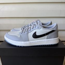 NEW Nike Air Jordan 1 Low Golf Wolf Grey Size’s 7, 7.5, 8 & 9.5 Men’s DD9315-002