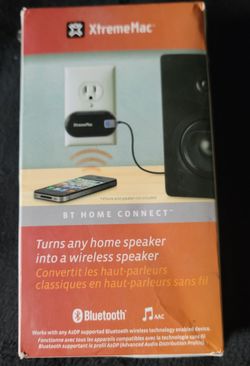 BteXtremeMac BT HOME CONNECT Bluetooth Auxiliary Wall Plug USB-BTH Tested Working