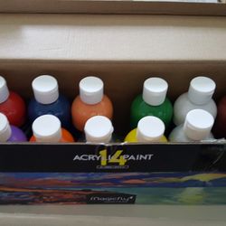 Magicfly New Acrylic Paint Set 14 Colors