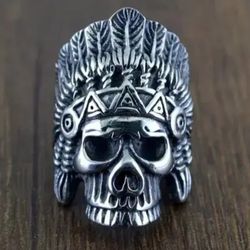 New Stainless Steel Native American Ring Size 13 Other Sizes Available SHIPPING AVAILABLE