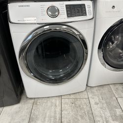 Samsung 27 Inch Gas Dryer Front Load 7.5 Cu.ft High Efficiency White Color 