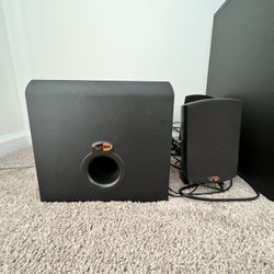 Barely USED Klipsch Woofer And Speaker