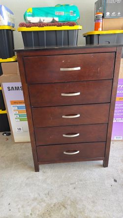 Brown used. Dresser