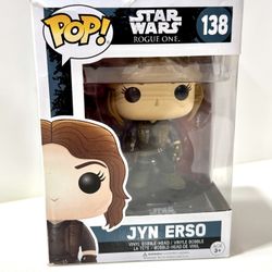 NEW Funko Pop! Star Wars Rogue One Jyn Erso #138 Vinyl Bobble-Head