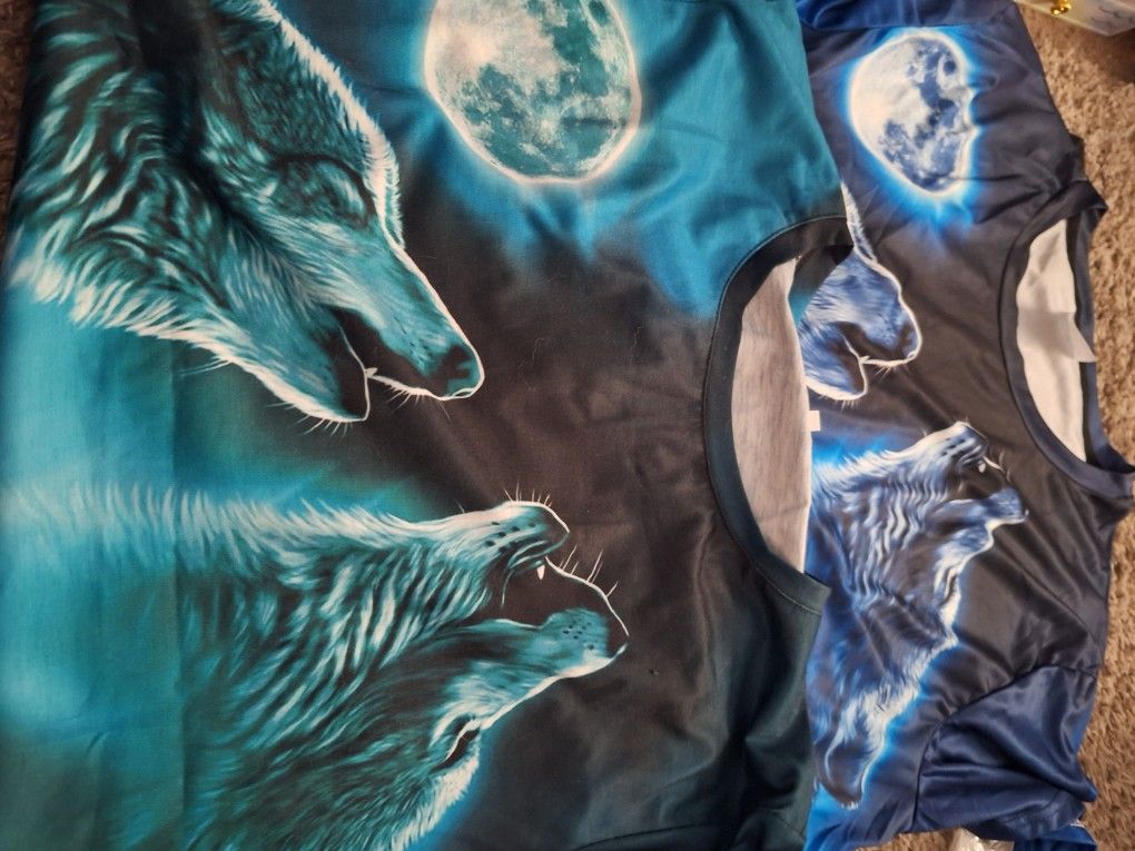 Cool Men Or Women Wolf Shirts