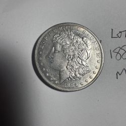 1884 s morgan silver dollar bu rare