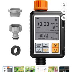 Programmable Sprinkler Timer with Irrigation Features