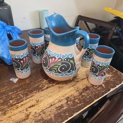Cantaro Con Vasos