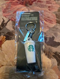 Starbucks Reuseable Hot Cup Lid Stopper Keychain