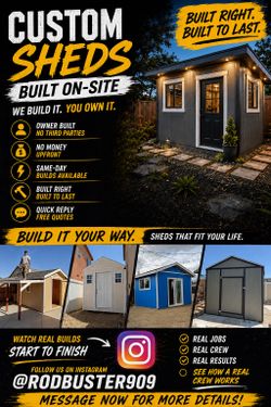 Shed barn garage storage