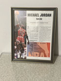 Michael Jordan Rare Air Framed Print