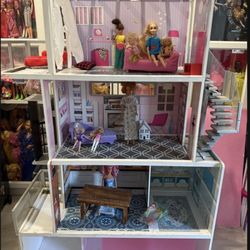 Barbie House Mattel Big And Dolls 