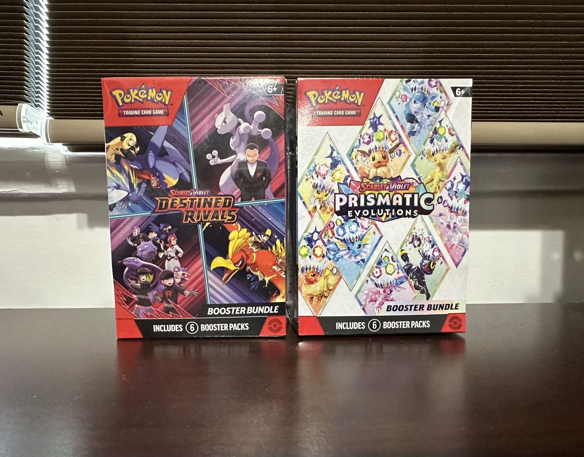 Pokemon Prismatic Evolutions + Destined Rivals Booster Bundles