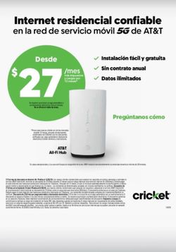 Internet for 27/a month