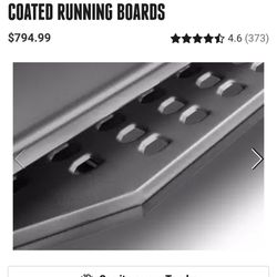 Go Rhino RB20 Running boards with bedliner coating