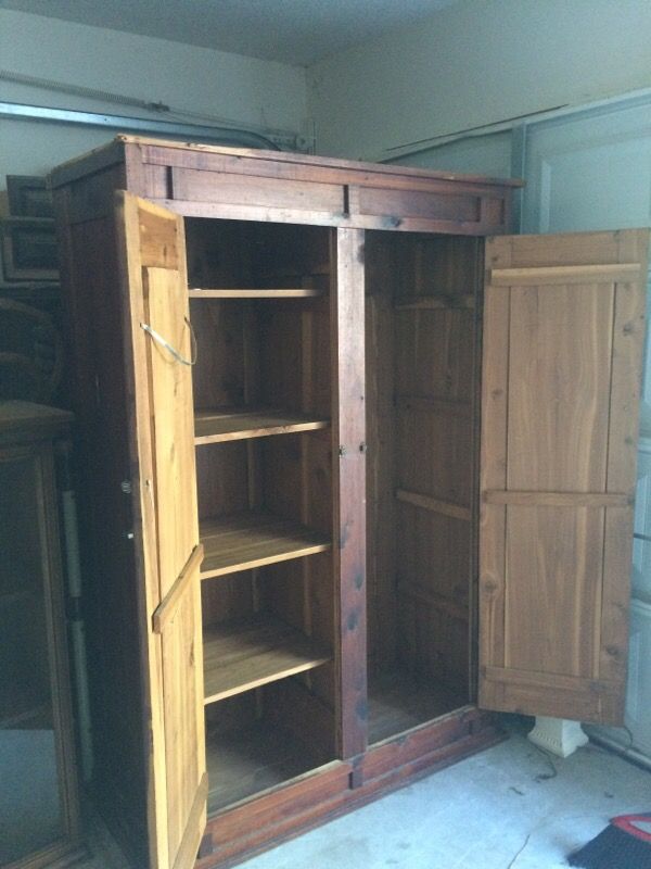 Large Cedar Armoire from 1960"s