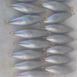 15  Fishing Weights  6  OZ. DEAL  ONLY  $ 25
