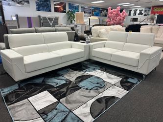 Beautiful Sofa&Loveseat Available In Grey & Red