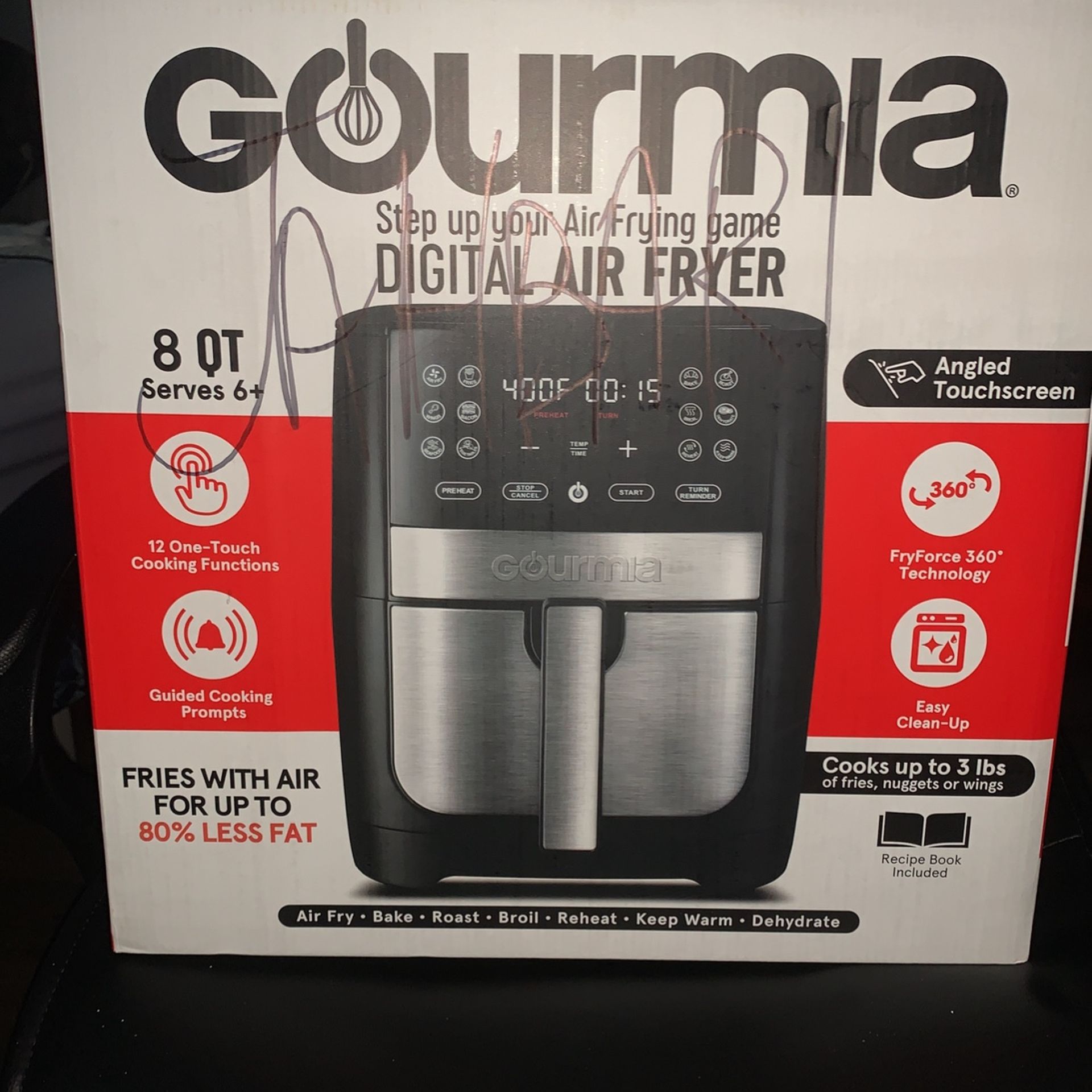 8 Quart Gourmia Air Fryer