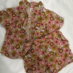 Toddler girls Shorts Outfit Size 4t