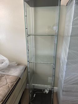 Glass display case