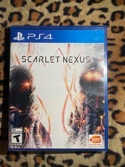 Scarlet Nexus Sealed/ Brand New PS4 Game