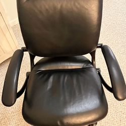 Leather office chair