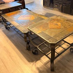 3pc Coffee Table Set And End Tables 