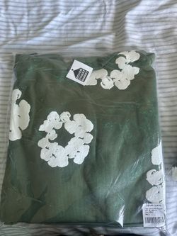 Green Denim Tears Size Medium Shorts And Hoodie