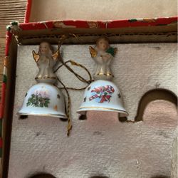 Vintage Angel Christmas Bells