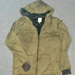 Mens XL Fleece Jacket Zip Up