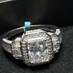 Moissanite Sz #9 Ring