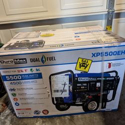 Portable Generator, Duel Fuel with electric start. 