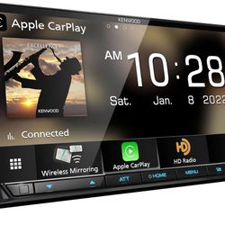 Kenwood eXcelon DMX908S 6.95" Digital Multimedia Receiver with Android Auto and Android Auto